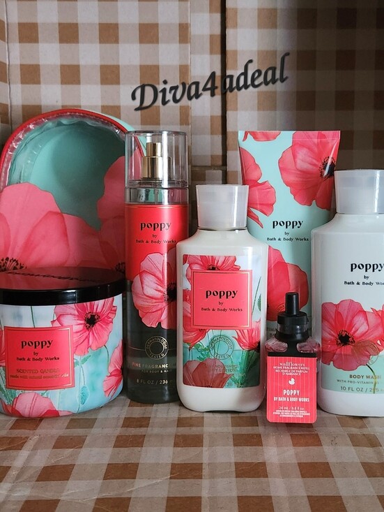 Bath & Body Works Other - Bath & Body Works POPPY 7PC Collection Set Bundle